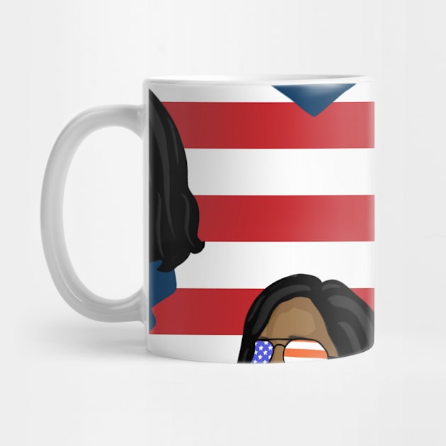 Kamala Harris Patriotic by Sandra Hutter Designs